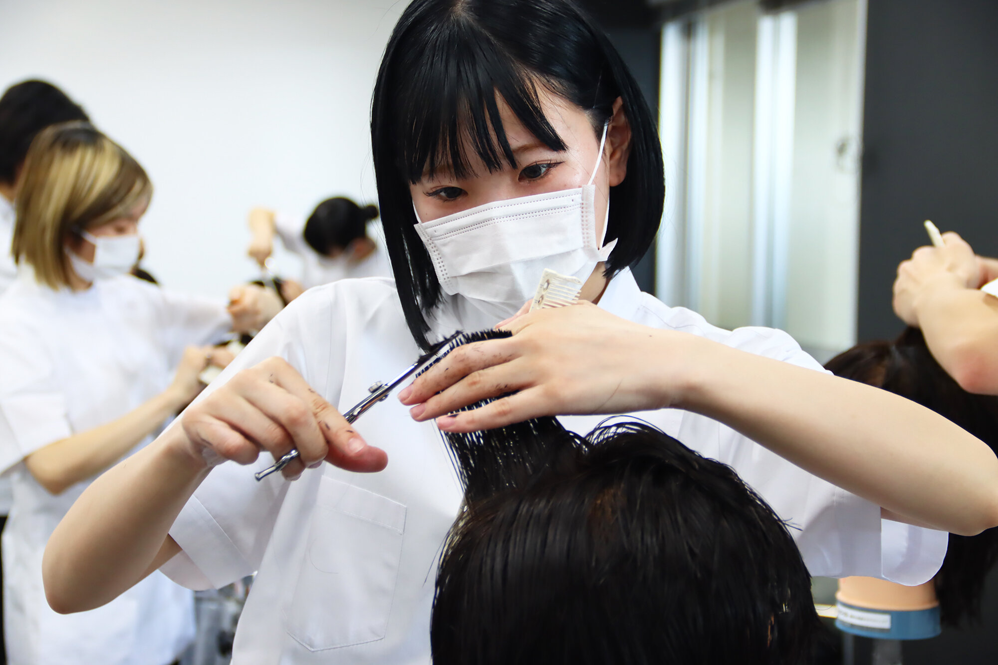 理容師国家試験対応 理容師実技試験 標準仕様適合ウィッグ R-003｜教材用メンズウイッグ